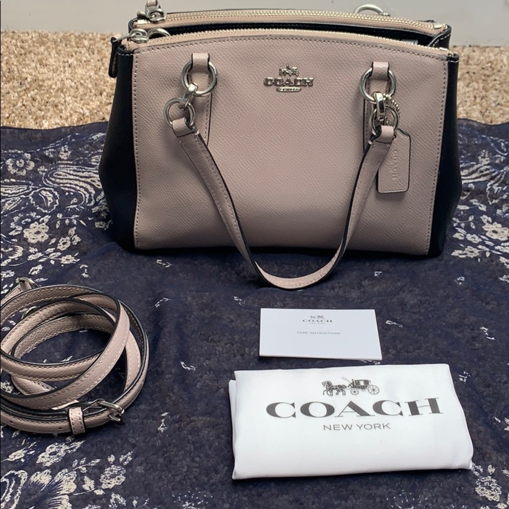 Color block coach crossbody